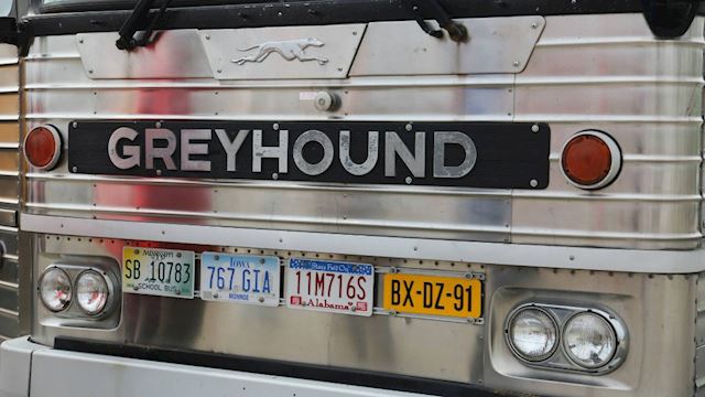 MCI Greyhound MC 9 bus